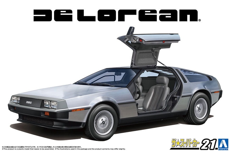 Zdjęcie główne produktu DeLorean DMC-12 '82 1:24 Aoshima 064351