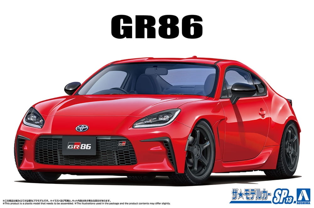 Zdjęcie główne produktu Toyota GR86 ZN8 (Custom Wheel) '21 1:24 Aoshima 06421