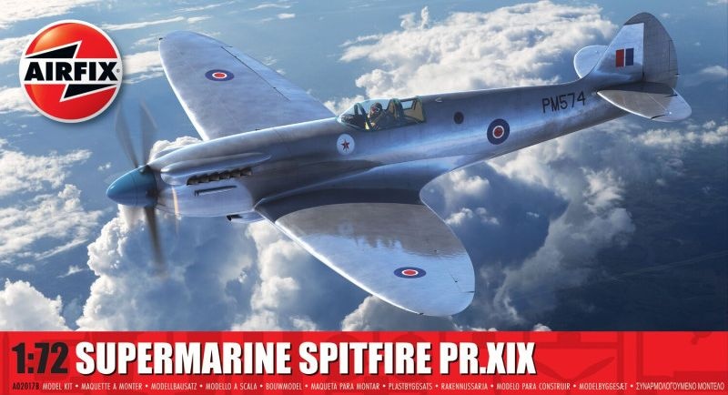 Zdjęcie główne produktu Supermarine Spitfire PR.XIX 1:72 Airfix A02017B