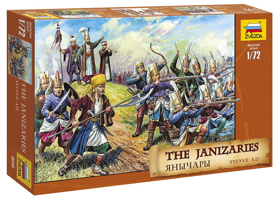 Zdjęcie główne produktu Janczarzy XVI-XVIII wiek n.e. 1:72 Zvezda 8050