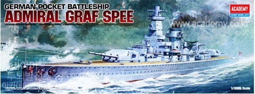 Zdjęcie główne produktu German Pocket Battleship Admiral Graf Spee 1:350 Academy 14103