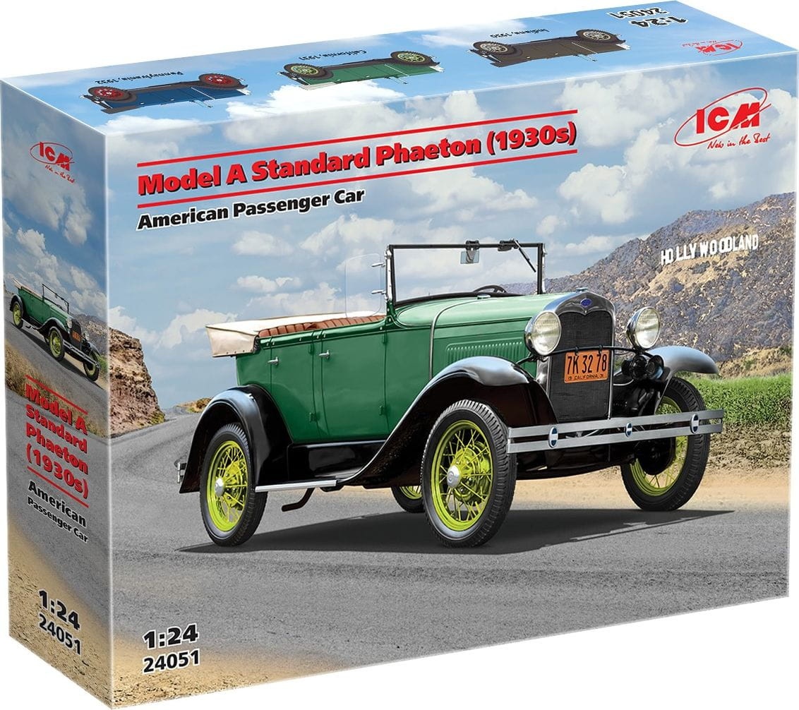 Zdjęcie dodatkowe produktu Model A Standard Phaeton (1930s) 1:24 ICM 24051