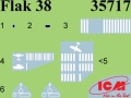 Zdjęcie dodatkowe produktu Flak 38 1:35 ICM 35717