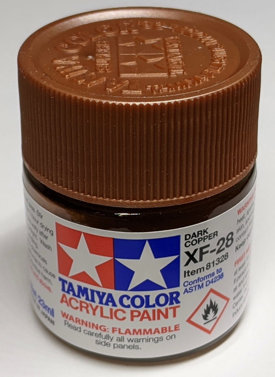 Zdjęcie główne produktu Tamiya 81328 XF-28 Dark Copper Farba 23ml XF28 Acrylic