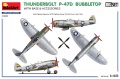 Zdjęcie dodatkowe produktu Thunderbolt P-47D Bubbletop z podstawą i akcesoria. Duży Zestaw 1:48 MiniArt 48018