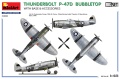 Zdjęcie dodatkowe produktu Thunderbolt P-47D Bubbletop z podstawą i akcesoria. Duży Zestaw 1:48 MiniArt 48018