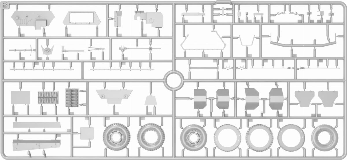 Zdjęcie dodatkowe produktu Sd.kfz.234/3 Schwerer Panzerspahwagen stummel 1:35 MiniArt 53001