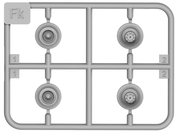 Zdjęcie dodatkowe produktu Niemiecka Ciężarówka 3t Cargo Truck 3,6-36s Mid Prod. Typ Pmq600 1:35 MiniArt 35449