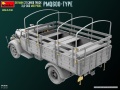 Zdjęcie dodatkowe produktu Niemiecka Ciężarówka 3t Cargo Truck 3,6-36s Mid Prod. Typ Pmq600 1:35 MiniArt 35449