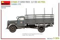 Zdjęcie dodatkowe produktu Niemiecka Ciężarówka 3t Cargo Truck 3,6-36s Mid Prod. Typ Pmq600 1:35 MiniArt 35449