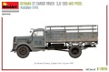 Zdjęcie dodatkowe produktu Niemiecka Ciężarówka 3t Cargo Truck 3,6-36s Mid Prod. Typ Pmq600 1:35 MiniArt 35449