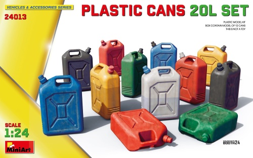Plastic Cans 20l Set 1:24 MiniArt 24013
