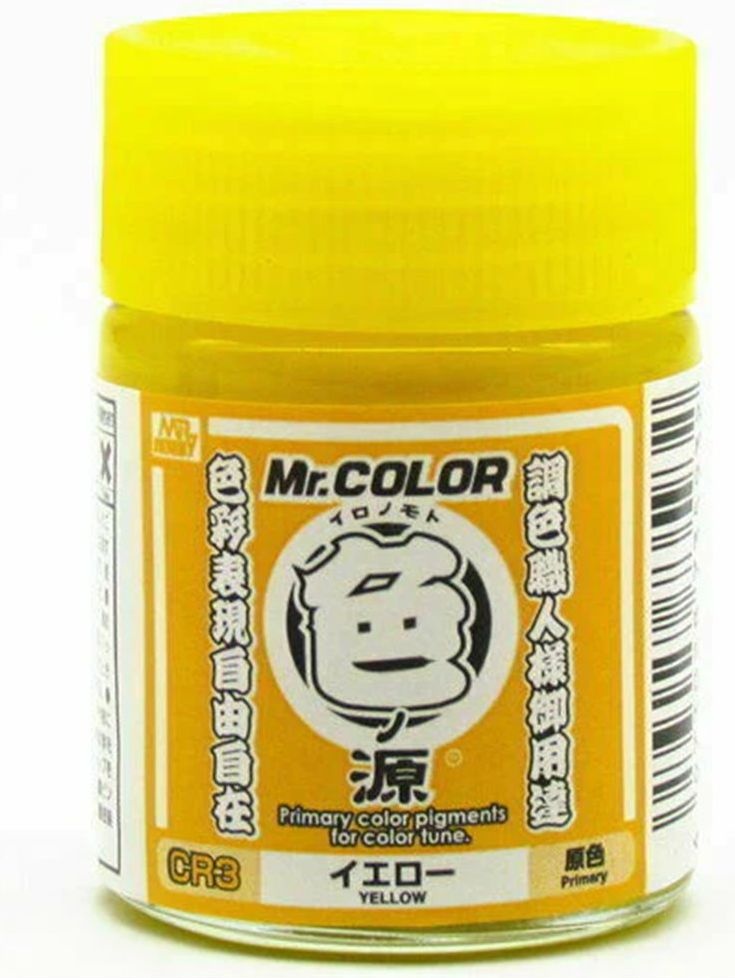Zdjęcie dodatkowe produktu Mr. Color Primary Color Pigments - Yellow 18ml Mr. Hobby CR3