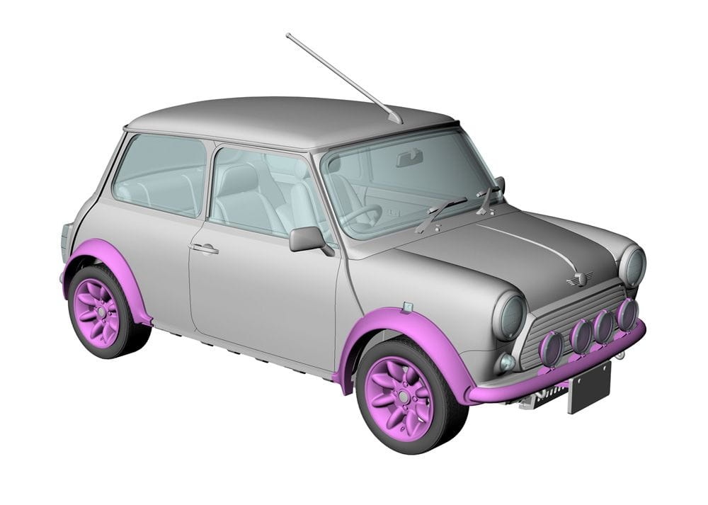 Zdjęcie dodatkowe produktu Mini Cooper Sport Pack Limited (1998) 1:24 Hasegawa HC57