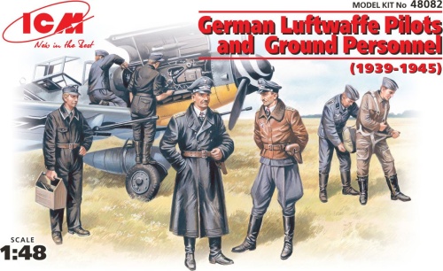 Piloci i personel naziemny Luftwaffe (1939-1945) 1:48 ICM 48082
