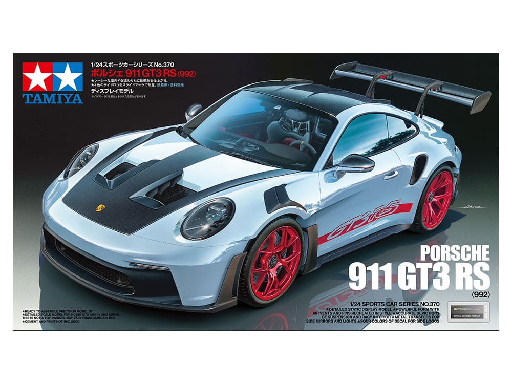 Zdjęcie dodatkowe produktu Porsche 911 GT3 RS (992) 1:24 Tamiya 24370