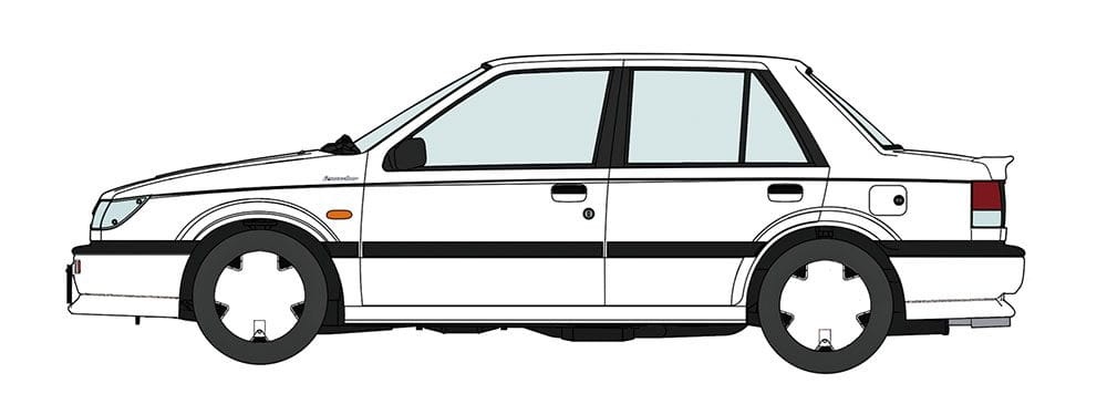 Zdjęcie dodatkowe produktu Isuzu Gemini (JT150) Irmscher Turbo (1989) 1:24 Hasegawa 20377