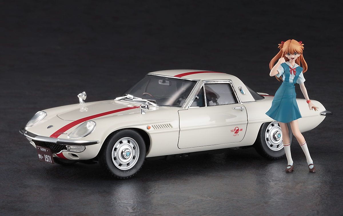 Zdjęcie dodatkowe produktu Evangelion NERV Official Business Coupe w/Shikinami Asuka Langley 1:24 Hasegawa SP459