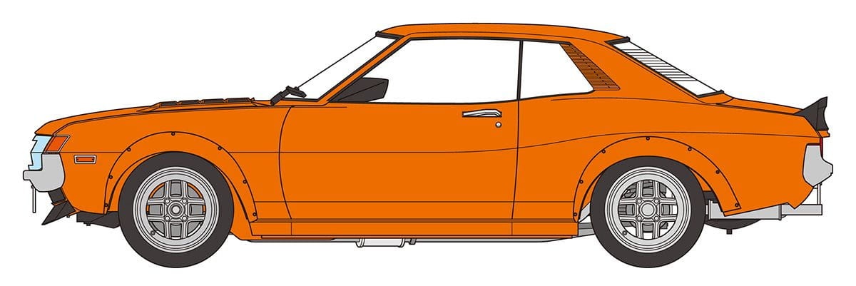 Zdjęcie dodatkowe produktu Mecha-Doc Animation 40th Toyota Celica 1600GTV Matsu-Kiri-Bozu 1:24 Hasegawa SP602