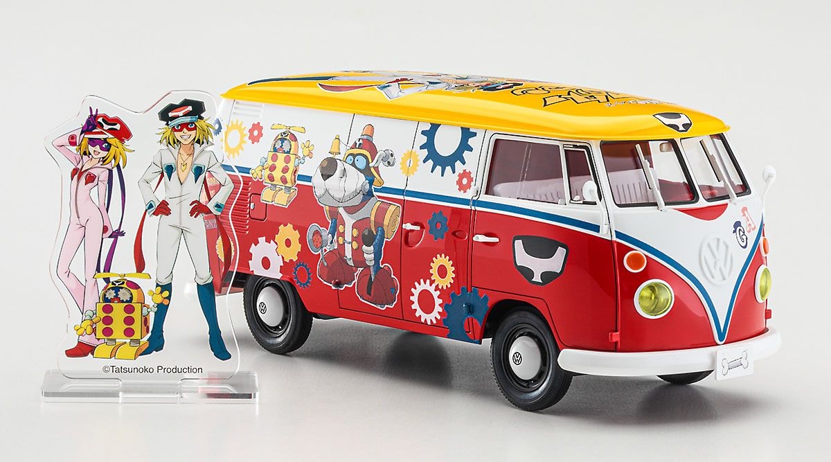 Zdjęcie dodatkowe produktu Time Bokan series Yatterman Volkswagen Type 2 Delivery Van Yatterman 1:24 Hasegawa SP613