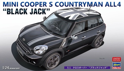 Mini Cooper S Countryman All4 Black Jack 1:24 Hasegawa 20704