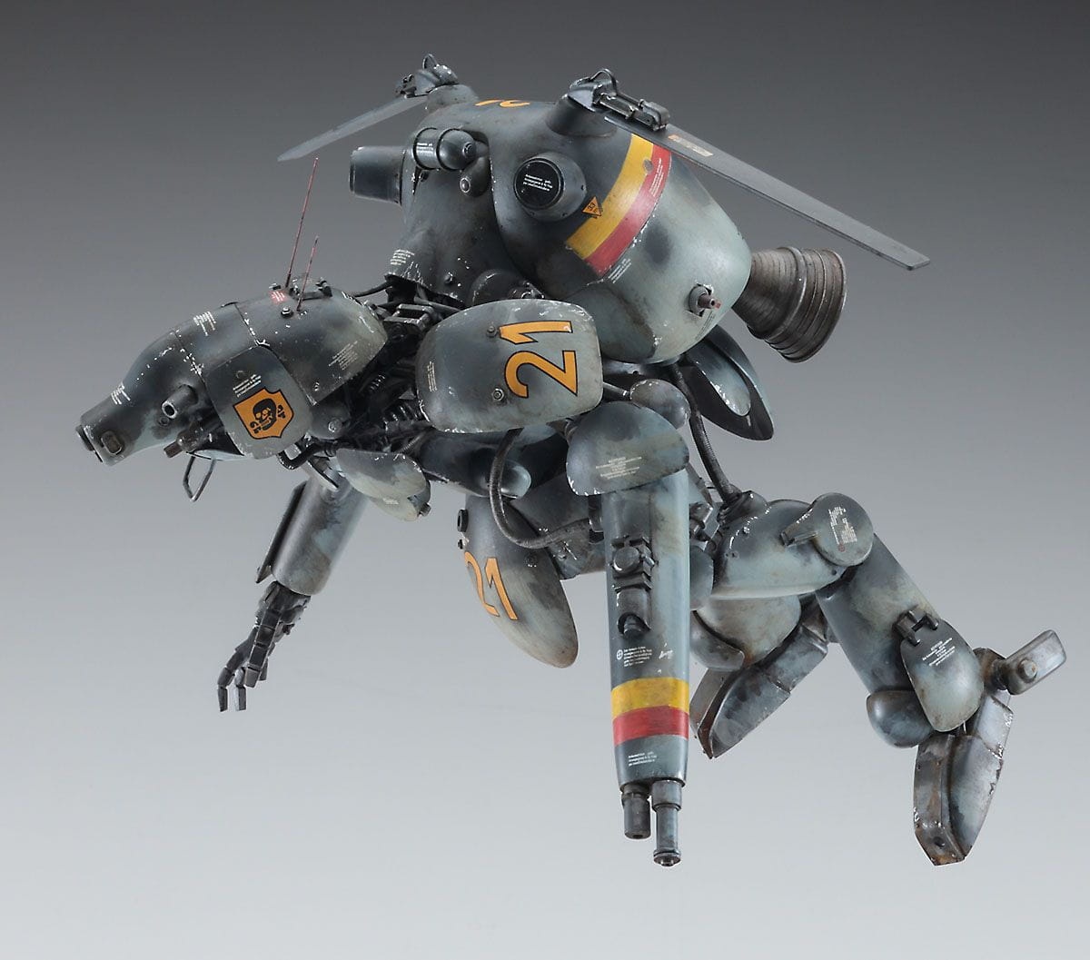 Zdjęcie dodatkowe produktu Schwarzer Hund W.H.J.131 Space Type Humanoid Unmanned Interceptor Grosser Hund 1:20 Hasegawa 64123