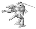Zdjęcie dodatkowe produktu Schwarzer Hund W.H.J.131 Space Type Humanoid Unmanned Interceptor Grosser Hund 1:20 Hasegawa 64123