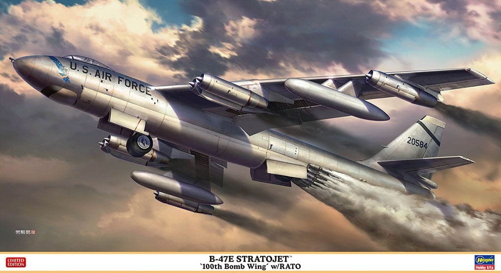 Zdjęcie główne produktu B-47E Stratojet 100th Bomb Wing w/RATO 1:72 Hasegawa 02474
