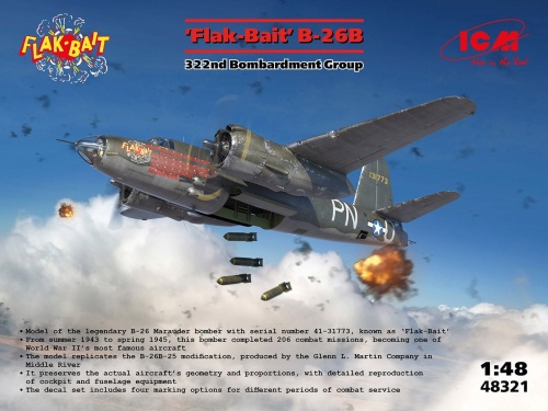Flak Bait B-26B 1:48 ICM 48321