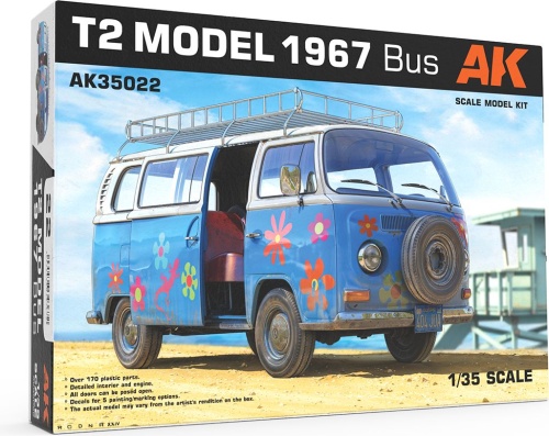 T2 Model 1967 Bus 1:35 AK Interactive 35022