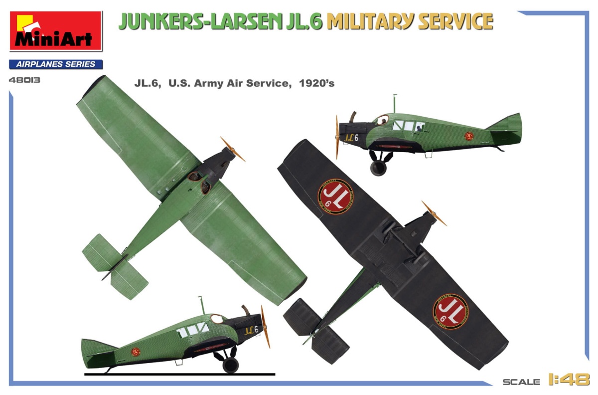 Zdjęcie dodatkowe produktu Junkers-larsen Jl.6. Military Service 1:48 MiniArt 48013