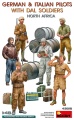 Zdjęcie główne produktu German and Italian Pilots With Dal Soldiers. North Africa 1:48 MiniArt 49018