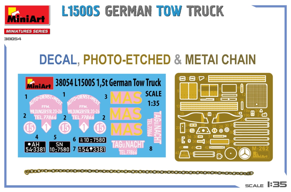 Zdjęcie dodatkowe produktu L1500s German Tow Truck 1:35 MiniArt 38054