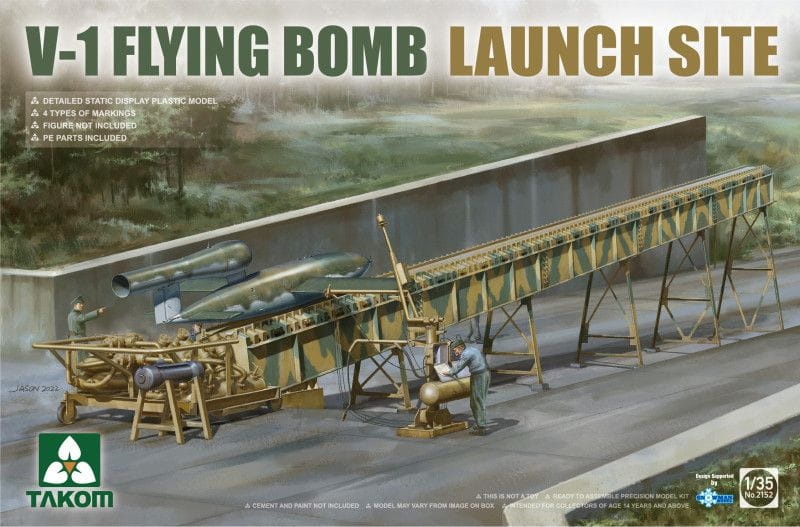 Zdjęcie główne produktu Miejsce Wystrzelenia Latającej Bomby V-1 1:35 Takom 2152