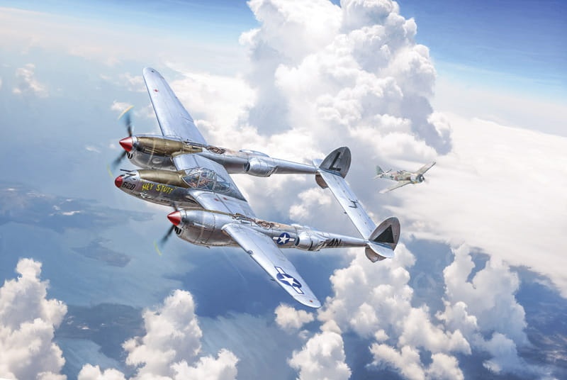 Zdjęcie dodatkowe produktu P-38 J Lightning 1:48 Italeri 2834