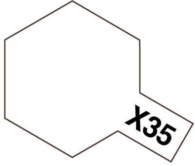 Zdjęcie główne produktu Tamiya 81535 X-35 Semi gloss clear Acrylic Mini Farba 10ml X35