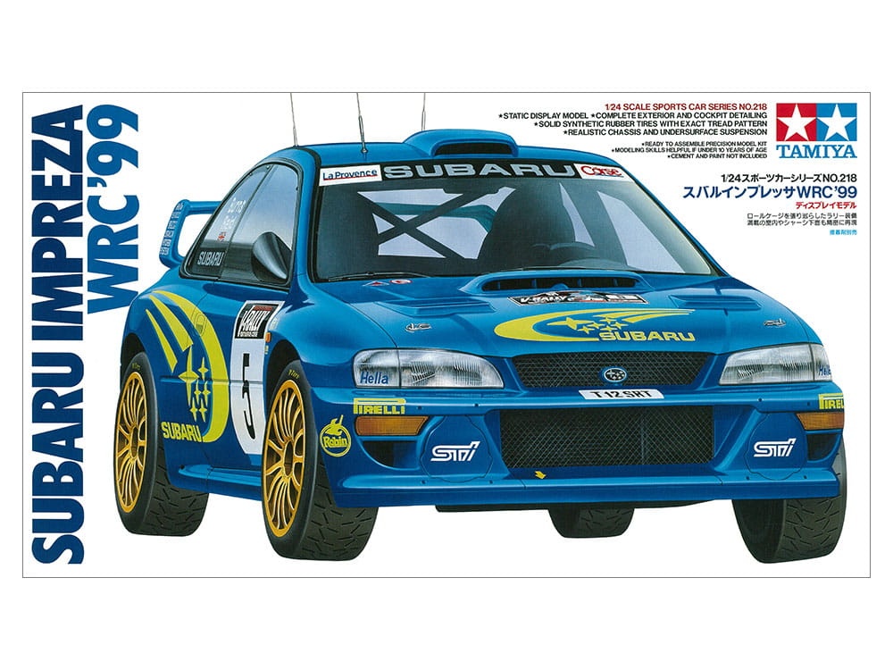 Zdjęcie główne produktu Subaru Impreza WRC '99 1:24 Tamiya 24218