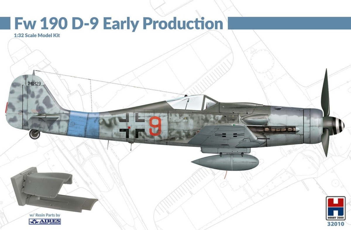 Zdjęcie główne produktu Fw 190 D-9 Early Production 1:32 Hobby 2000 32010