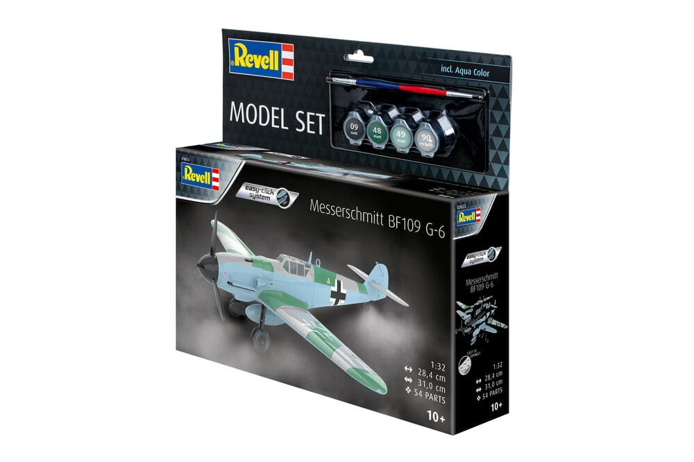Zdjęcie dodatkowe produktu Messerschmitt Bf109G-6 easy-click model set 1:32 Revell 63653