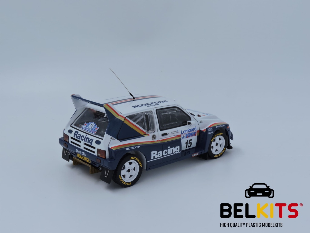 Zdjęcie dodatkowe produktu MG Metro 6R4 1986 Lombard RAC Rallye 1:24 Belkits 016