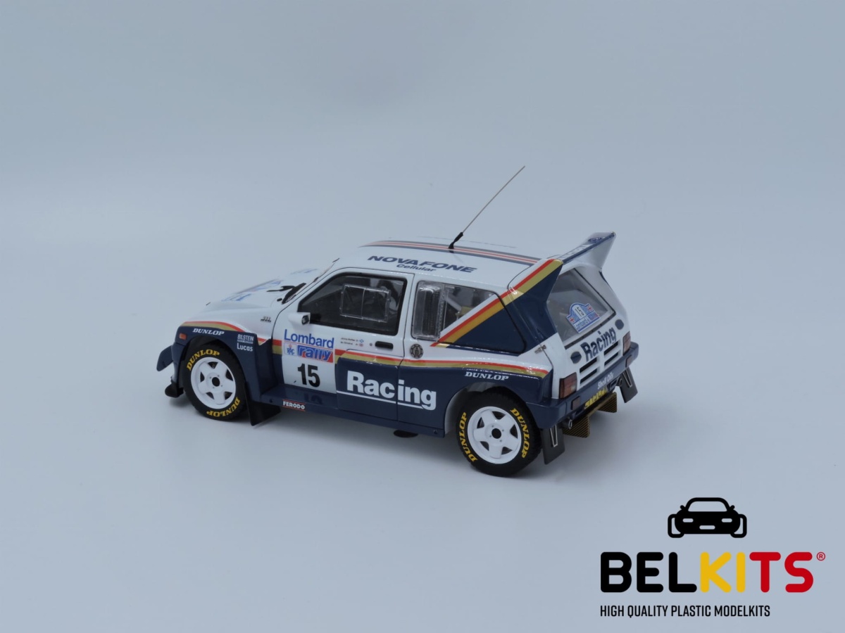 Zdjęcie dodatkowe produktu MG Metro 6R4 1986 Lombard RAC Rallye 1:24 Belkits 016