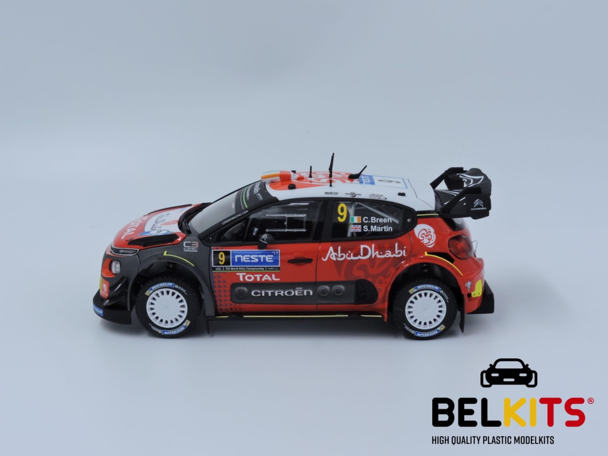Zdjęcie dodatkowe produktu Citroen C3 WRC 2017 Rally Finland 2017 1:24 Belkits 018