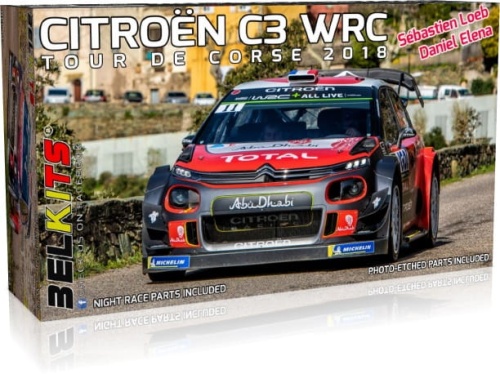 Citroen C3 WRC 2018 Tour de Corse 2018 1:24 Belkits 017