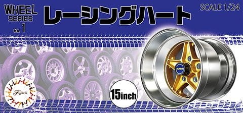 Zdjęcie główne produktu Felgi Racing Hart 15 Cali 1:24 Fujimi 193694