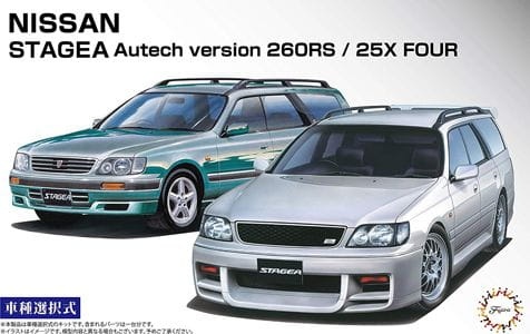 Zdjęcie główne produktu Nissan Stagea Autech Version 260RS / 25X Four 1:24 Fujimi 046136