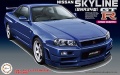 Zdjęcie główne produktu Nissan Skyline GT-R BNR34 with Nismo Parts 1:24 Fujimi 046600