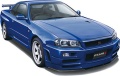 Zdjęcie dodatkowe produktu Nissan Skyline GT-R BNR34 with Nismo Parts 1:24 Fujimi 046600