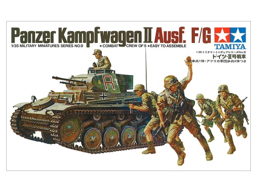 Panzerkampfwagen II PzKpfw II Ausf. F/G 1:35 Tamiya 35009