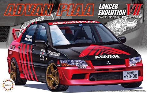 Zdjęcie główne produktu Mitsubishi ADVAN PIAA Lancer Evolution VII 1:24 Fujimi 047621