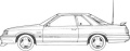 Zdjęcie dodatkowe produktu Nissan Skyline GTS 2 Door (High Society Car Version) 1:24 Fujimi 047744